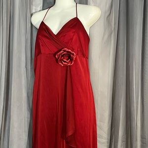 Ladies Red Formal Dress